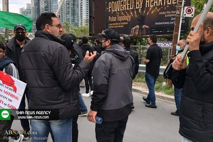 تصاویر/ دسته عزاداری پیاده روی اربعین در شهر تورنتو