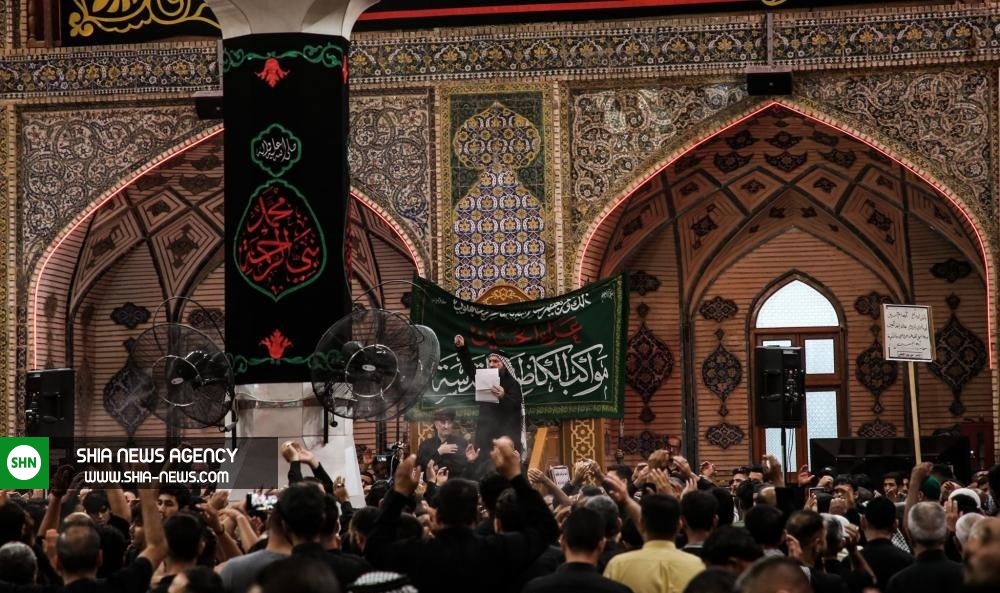 حرم مطهر حضرت علی (ع) در سالروز وفات پیامبر اکرم (ص) + تصاویر