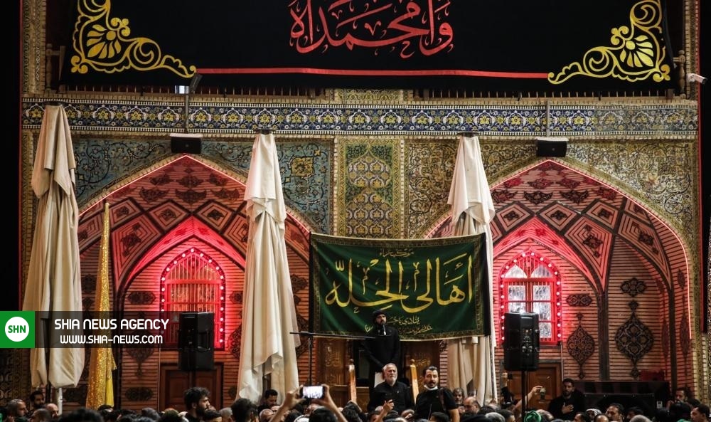 حرم مطهر حضرت علی (ع) در سالروز وفات پیامبر اکرم (ص) + تصاویر