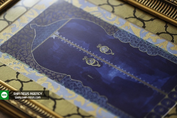 ترسیم آثار معماری اسلامی را روی چرم + تصویر