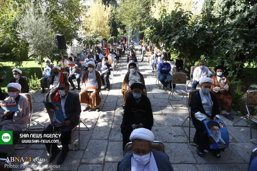 تصاویر/ تجمع طلاب حوزه علمیه اصفهان در اعتراض به کشتار شیعیان افغانستان