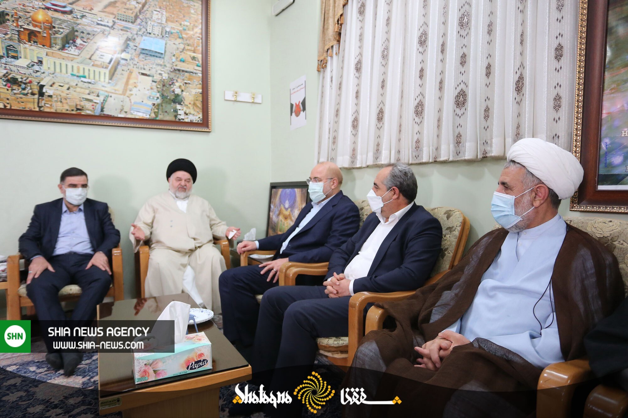 دیدار رییس مجلس ایران با نماینده آیت الله سیستانی + تصاویر دیدار رییس مجلس ایران با نماینده آیت الله سیستانی + تصاویر