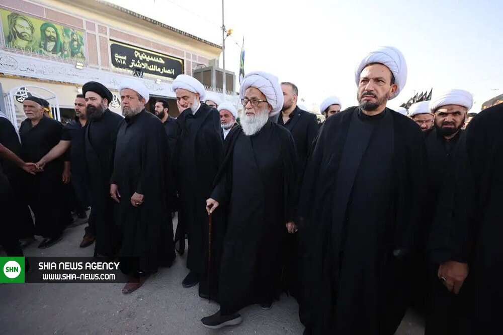 حضور آیتالله بشیر نجفی در پیادهروی اربعین + تصاویر حضور آیتالله بشیر نجفی در پیادهروی اربعین + تصاویر