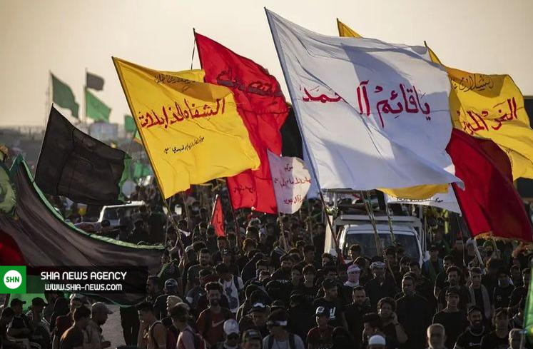 پیادهروی اربعین در دمای بالای 40 درجه پیادهروی اربعین در دمای بالای 40 درجه