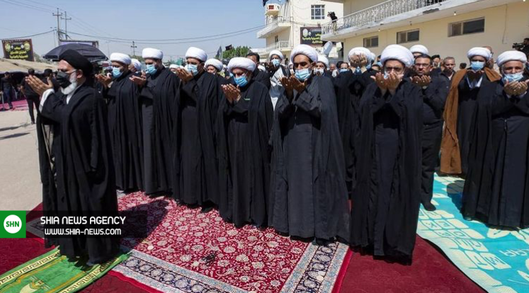 برگزاری طولانی ترین صف نماز جماعت یکپارچه در مسیر یاحسین