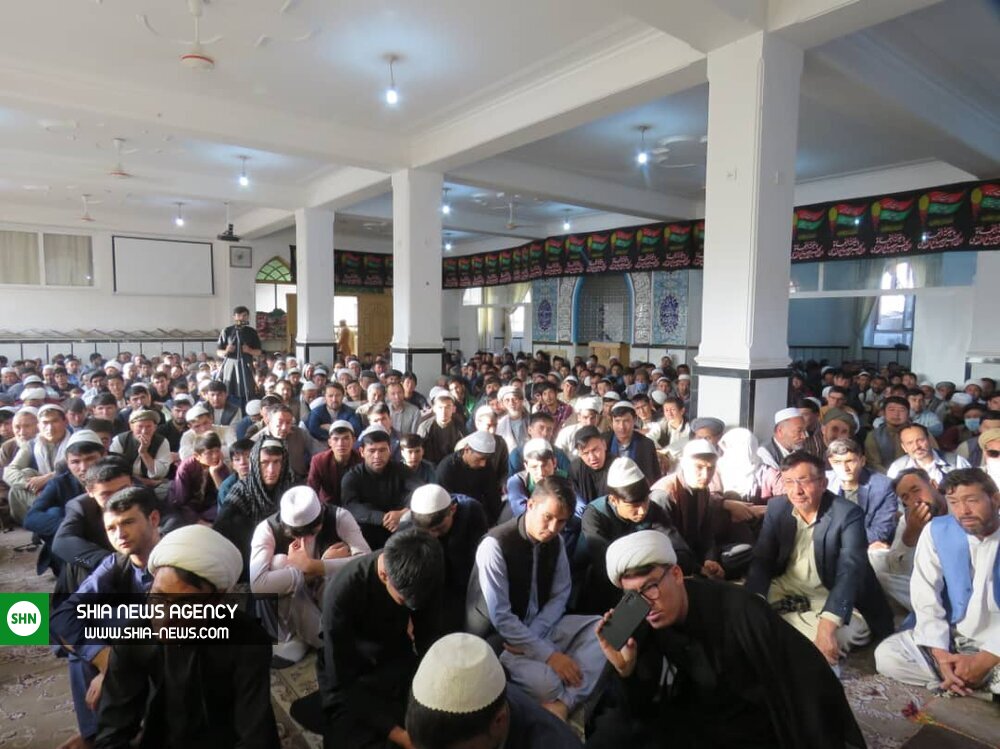 مراسم اربعین حسینی در مسجد جامع مرکز فقهی ائمه اطهار (ع) کابل
