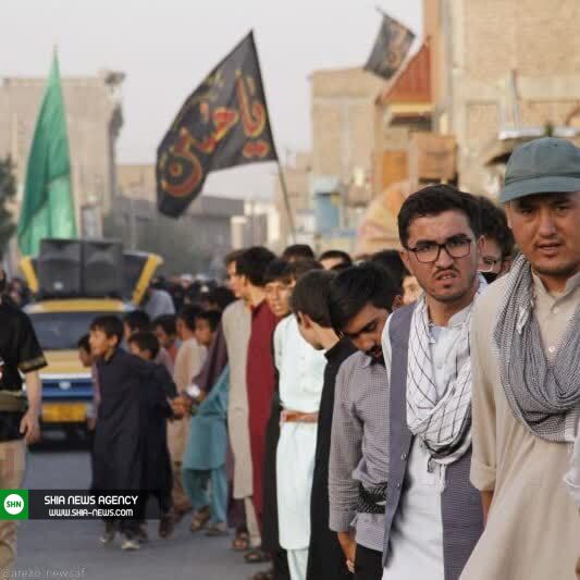 برگزاری مراسم اربعین در هرات و دایکندی + تصاویر