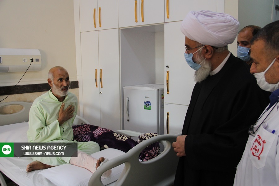 دبیرکل مجمع جهانی اهل بیت (ع) از مجروحان انفجار تروریستی قندهار عیادت کرد