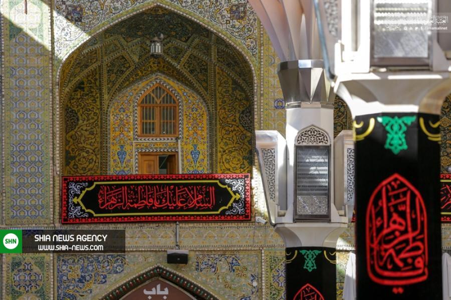 تصاویر اهتزاز پرچم«یا نساء العالمین» بر فراز بارگاه آستان مطهر علوی تصاویر اهتزاز پرچم«یا نساء العالمین» بر فراز بارگاه آستان مطهر علوی