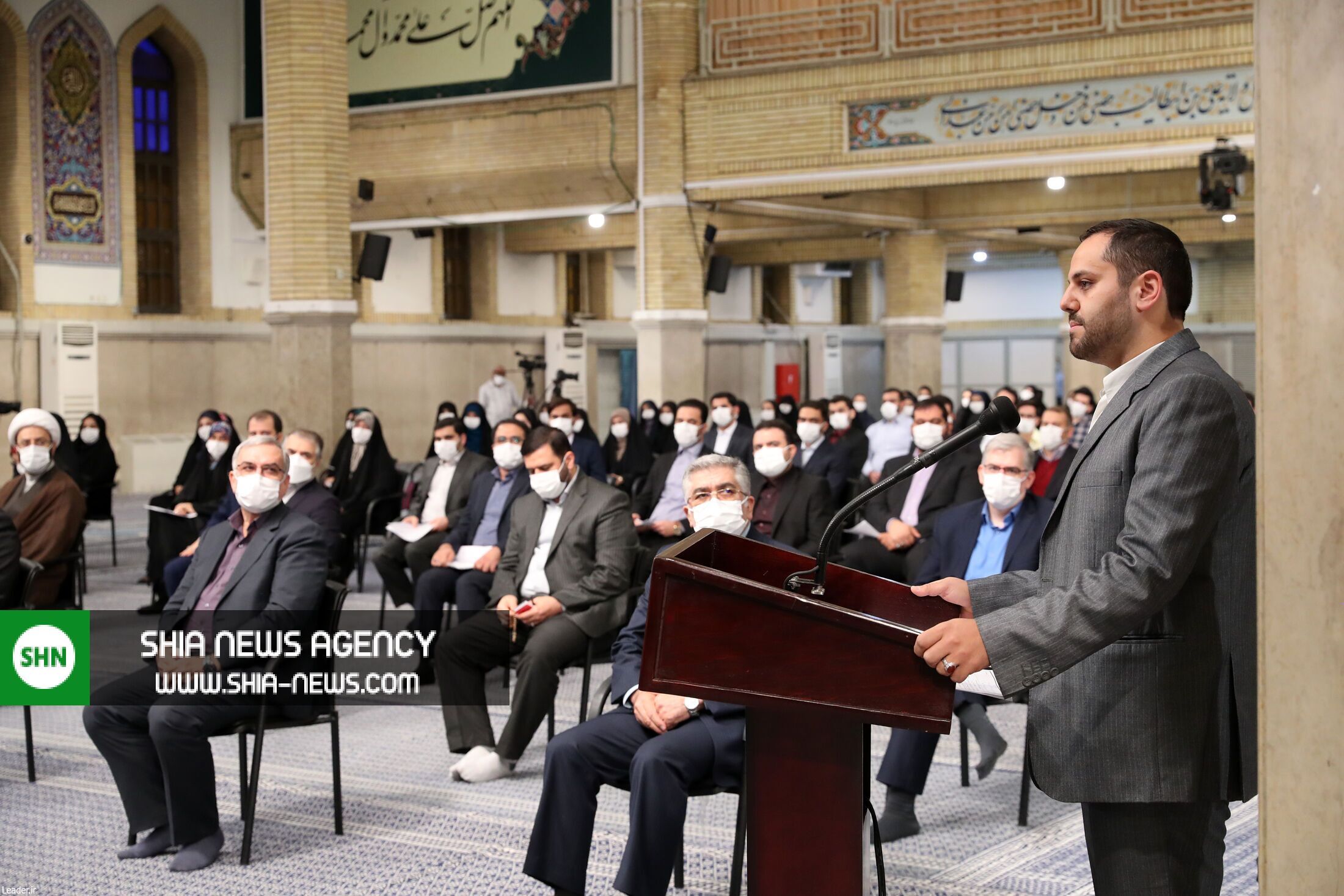 گزارش تصویری/ دیدار جمعی از نخبگان و استعدادهای برتر علمی با رهبر انقلاب گزارش تصویری/ دیدار جمعی از نخبگان و استعدادهای برتر علمی با رهبر انقلاب