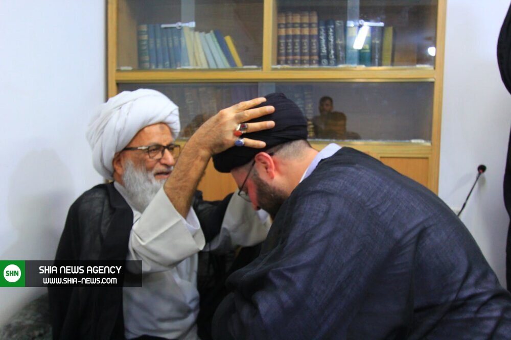 عمامهگذاری طلاب توسط آیتالله بشیر نجفی + تصاویر عمامهگذاری طلاب توسط آیتالله بشیر نجفی + تصاویر