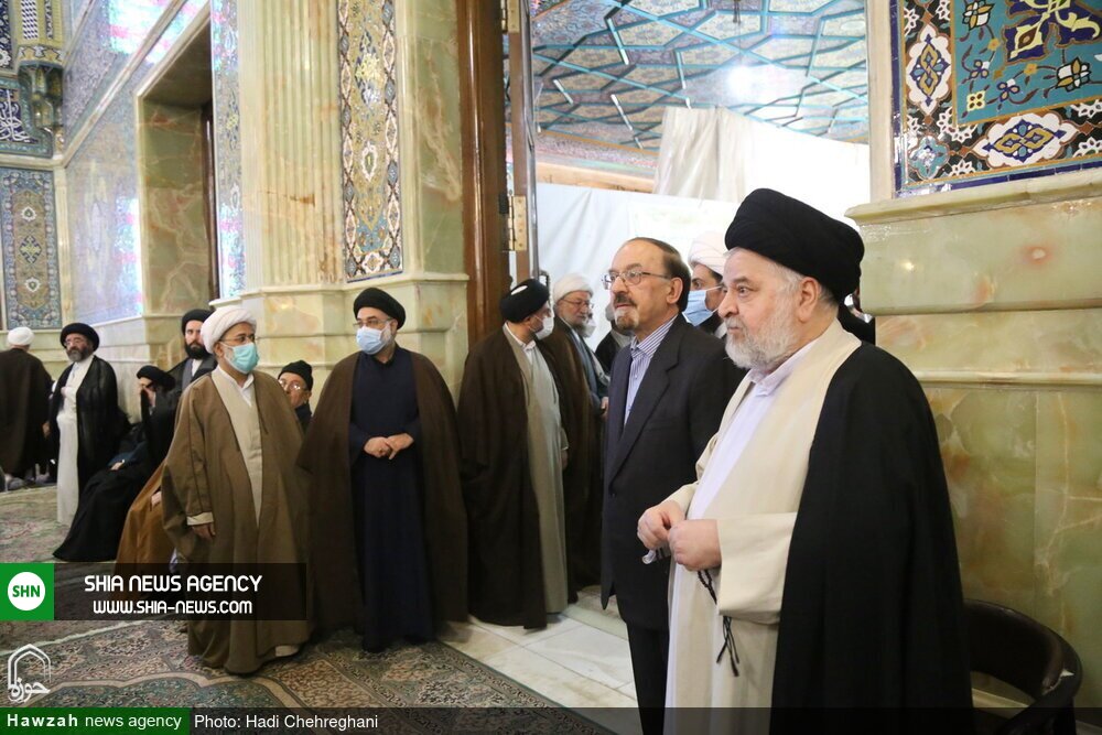 تصاویر / مراسم تشییع پیکر مرحوم آیت الله سید رضی شیرازی در قم تصاویر / مراسم تشییع پیکر مرحوم آیت الله سید رضی شیرازی در قم