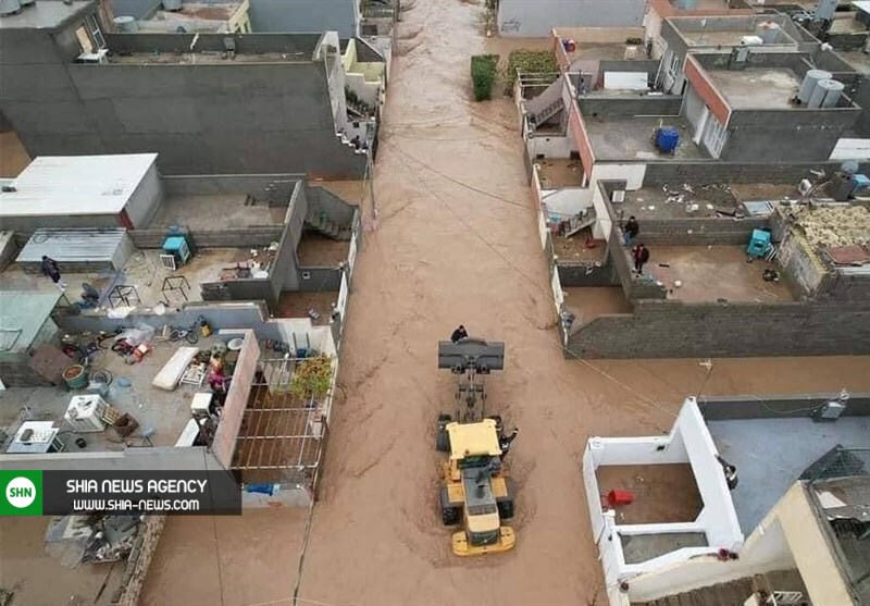 سیل ویرانگر در اربیل عراق+ تصویر