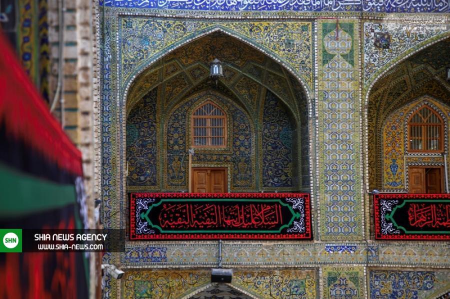 سیاه پوش شدن آستان مطهر علوی به مناسبت ایام فاطمیه+ تصویر سیاه پوش شدن آستان مطهر علوی به مناسبت ایام فاطمیه+ تصویر