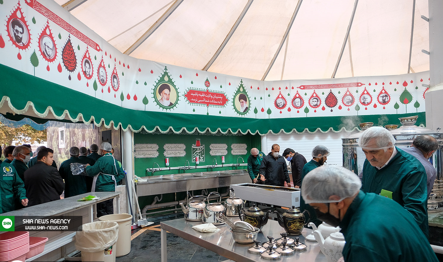 افتتاح سومین چایخانه حضرت رضا (ع) +تصاویر