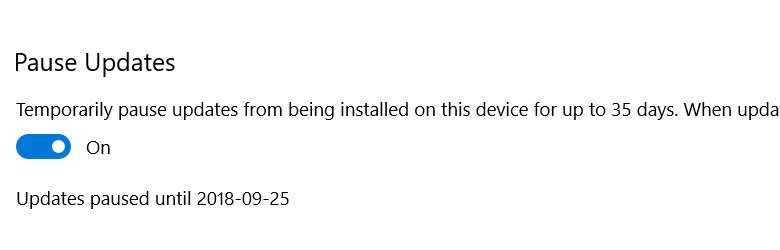 جلوگیری از آپدیت ویندوز 10
