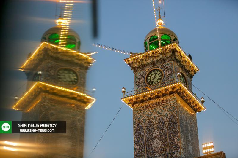 تصاویر زیبا از بارش باران در حرم مطهر امیرالمومنین(ع)