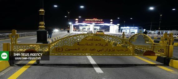 تصاویری از ورودی جدید جاده بغداد- کربلا