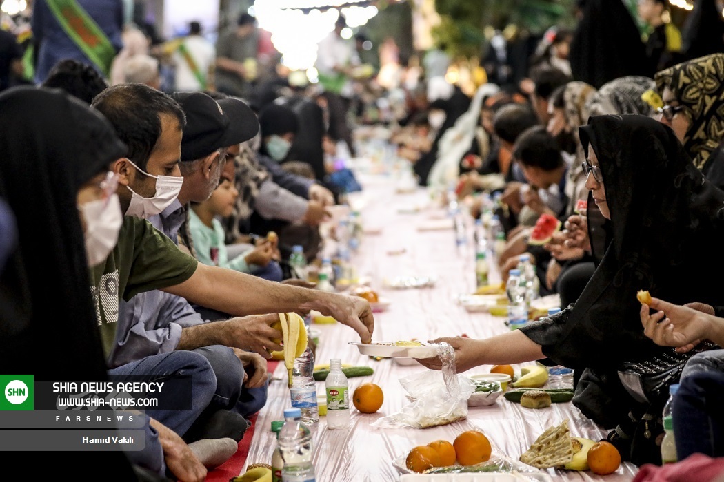 سفره هزار متری سحری کریم اهل بیت(ع)