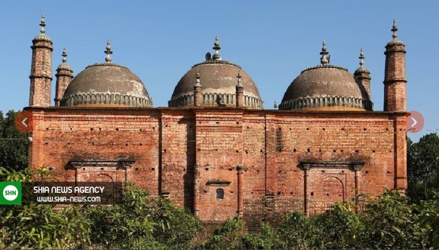 مسجدی زیبا و تاریخی در بنگلادش + تصویر