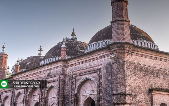مسجدی زیبا و تاریخی در بنگلادش + تصویر