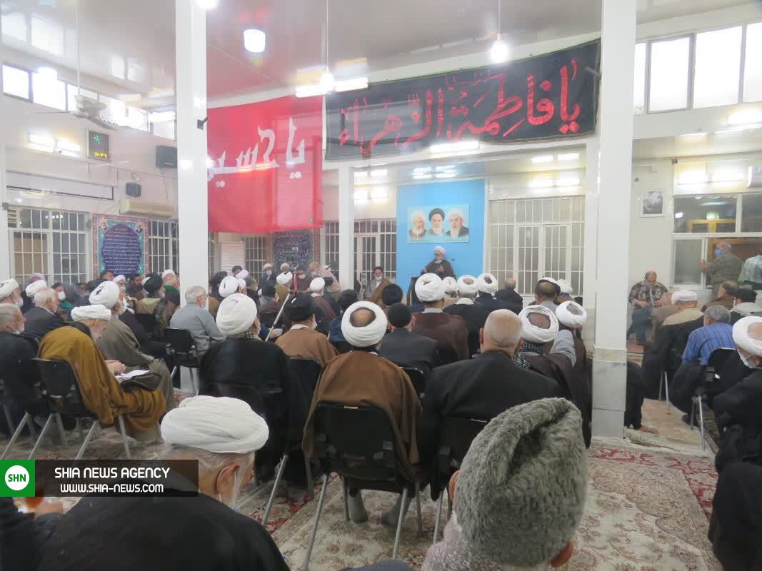 برگزاری مراسم سوگواری وفات حضرت ام البنین(س) در دفتر آیت الله فاضل لنکرانی + تصاویر