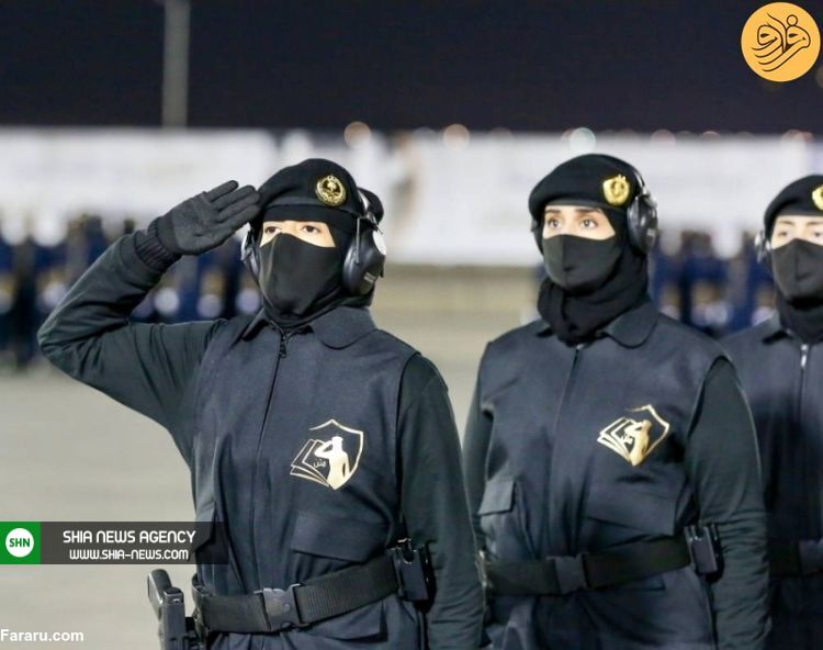 تصاویر/ فارغ‌التحصیلی و رژه زنان ارتش عربستان برای اولین‌بار