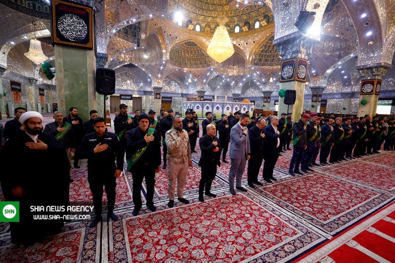 تشییع نمادین حضرت زهرا(ع) در حرمین عسکریین + تصویر