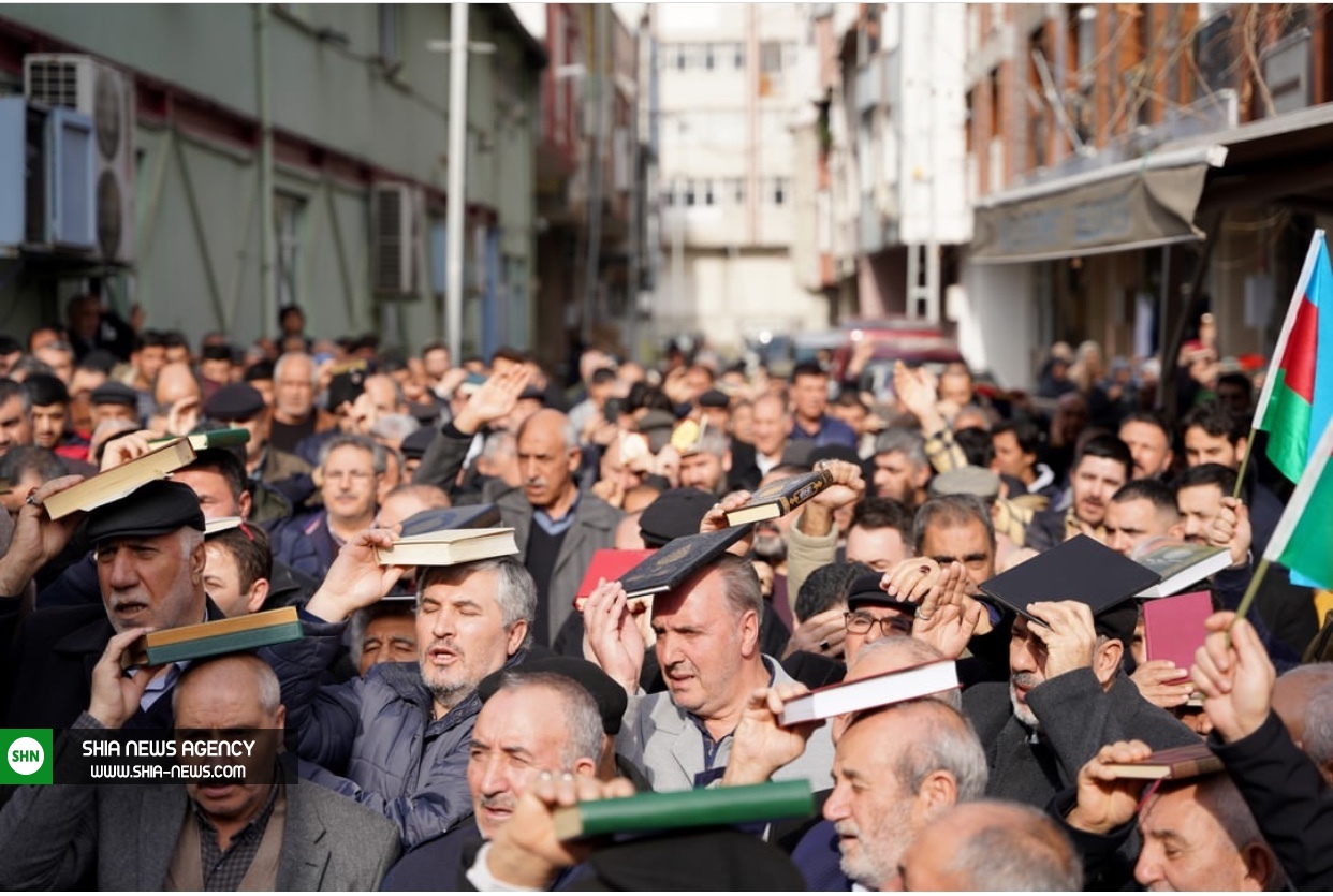 تصاویر/ واکنش شيعيان استانبول به قرآن‌سوزی در سوئد