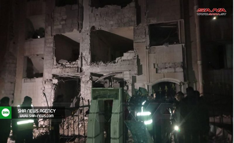 حمله اسرائیل به دمشق+ تصاویر