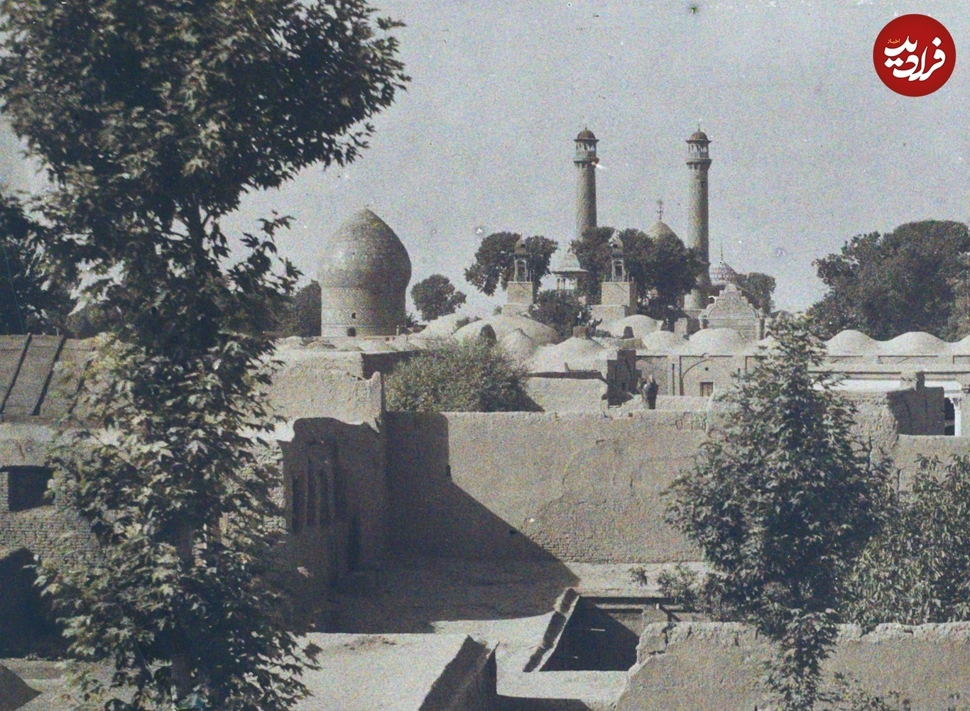 عکس از حرم شاه‌عبدالعظیم؛ یک قرن قبل