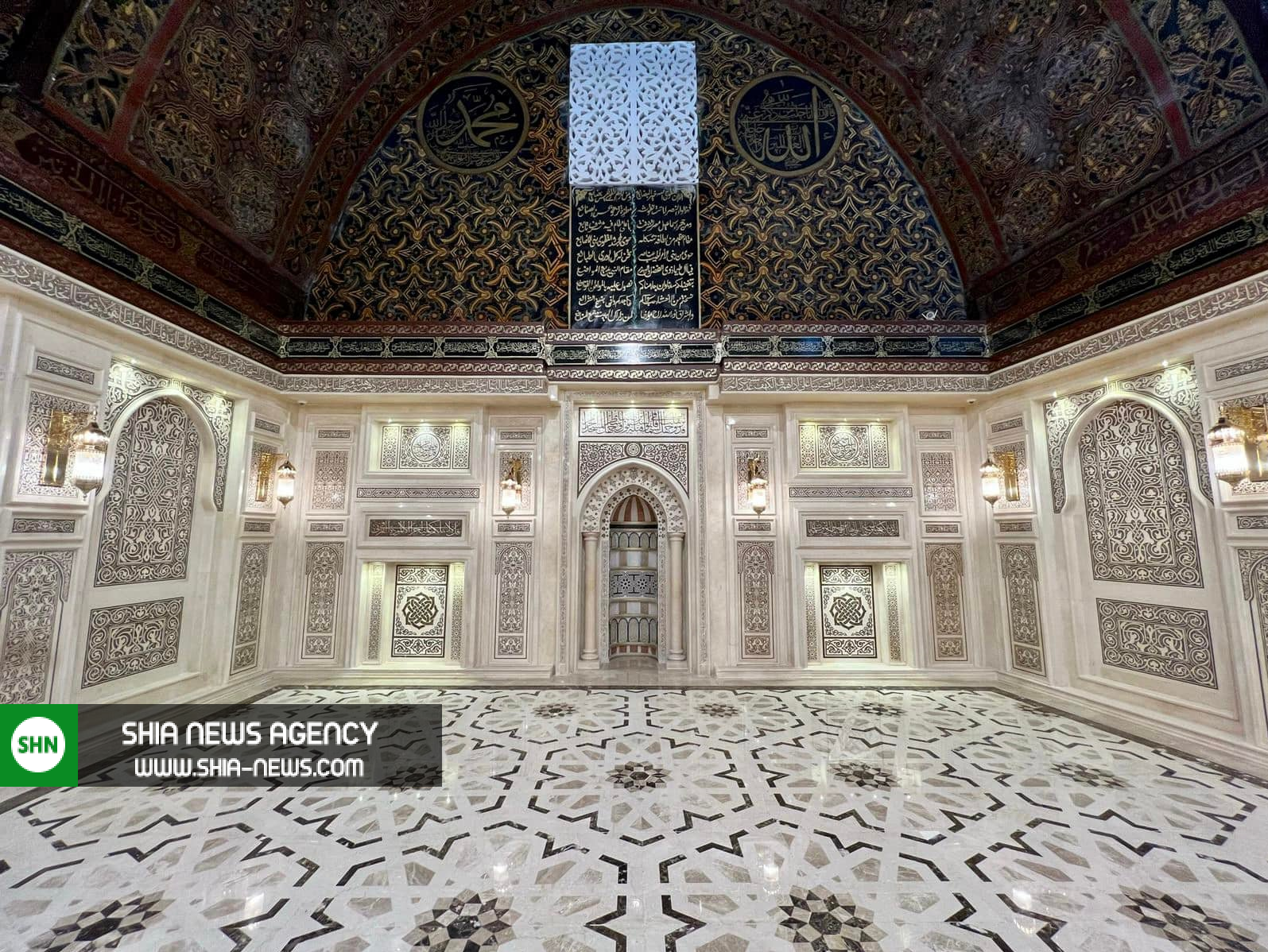 حضور عبدالفتاح السیسی در مسجد رأس الحسین+ تصاویر