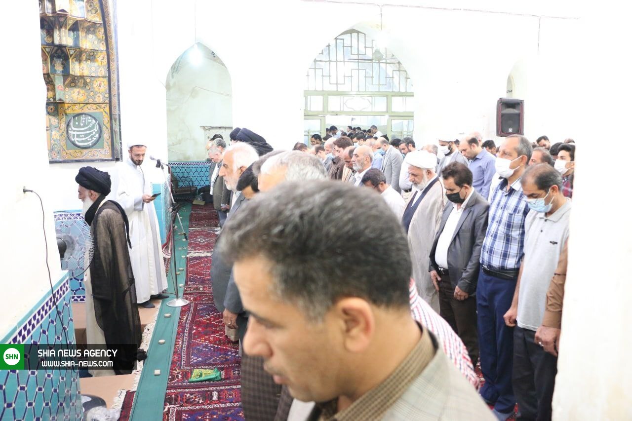 اقامه نماز عید سعید فطر در مسجد حبیب بن موسی (ع)