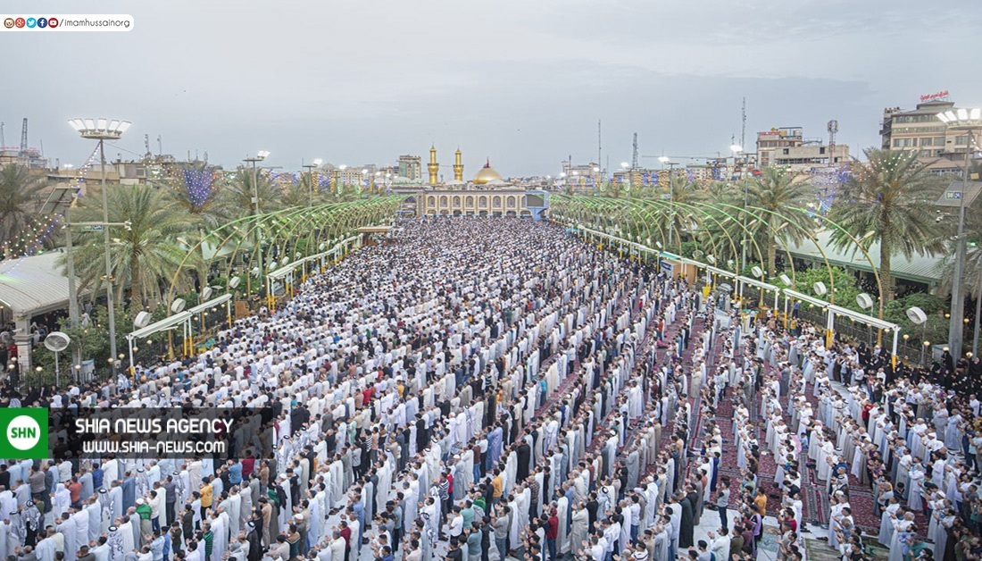 تصاویر/ کربلای معلی در روز عید سعید فطر
