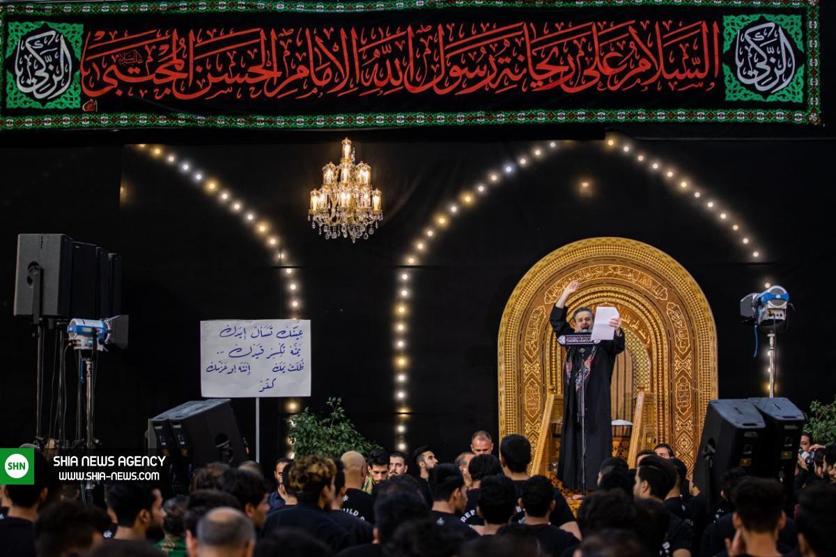 مجلس عزاداری سالروز تخریب قبور ائمه بقیع(ع) در حرم حضرت عباس(ع)