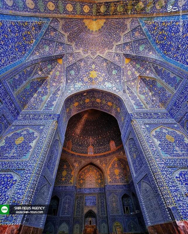 تصاویر/ کاشی‌کاری‌ زیبای مسجد امام اصفهان