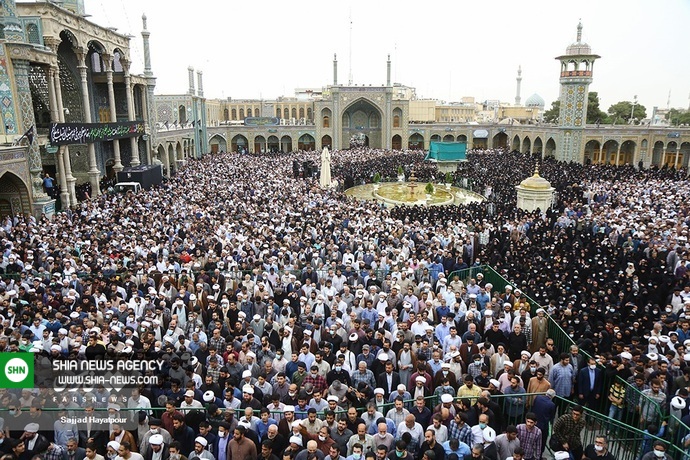 تصاویر/ تشییع پیکر آیتالله فاطمینیا در قم تصاویر/ تشییع پیکر آیتالله فاطمینیا در قم