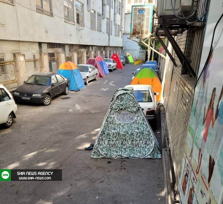 تصویری تلخ از کوچه کناری بیمارستان مفید
