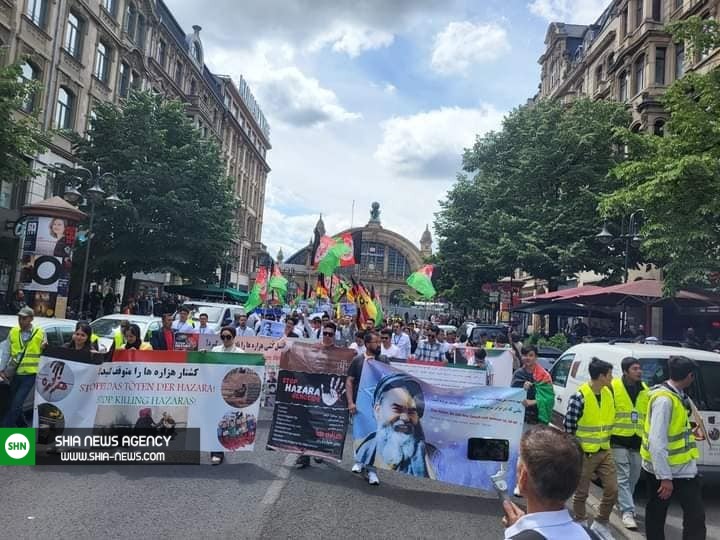 اعتراض شهروندان افغان مقیم آلمان علیه نسل کشی شیعیان هزاره