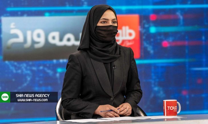 پوشاندن صورت مجریان زن به دستور طالبان + تصاویر پوشاندن صورت مجریان زن به دستور طالبان + تصاویر