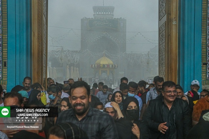 تصاویر/ بارش باران در حرم رضوی همزمان با شب میلاد امام رضا (ع) تصاویر/ بارش باران در حرم رضوی همزمان با شب میلاد امام رضا (ع)