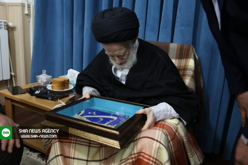 دیدار آیتالله شبیری زنجانی با تولیت حرم شریف سامرا دیدار آیتالله شبیری زنجانی با تولیت حرم شریف سامرا