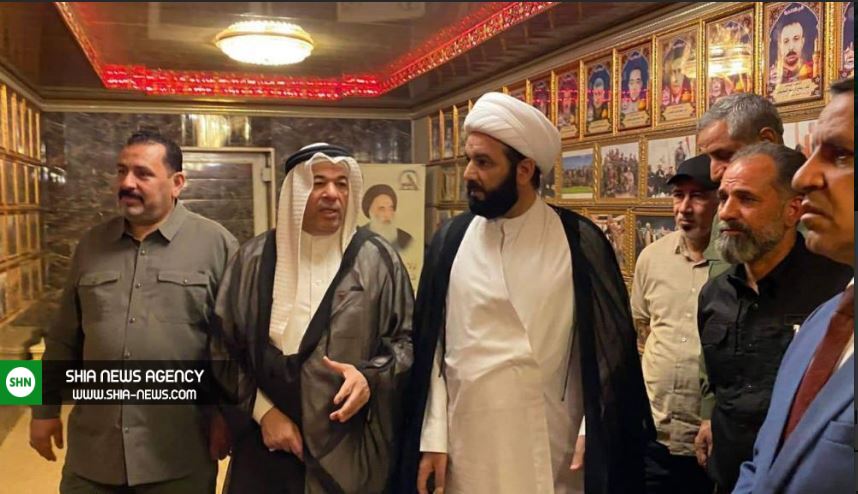 سرکنسول بحرین در نجف از فداکاری&zwnj;های حشد شعبی تمجید کرد