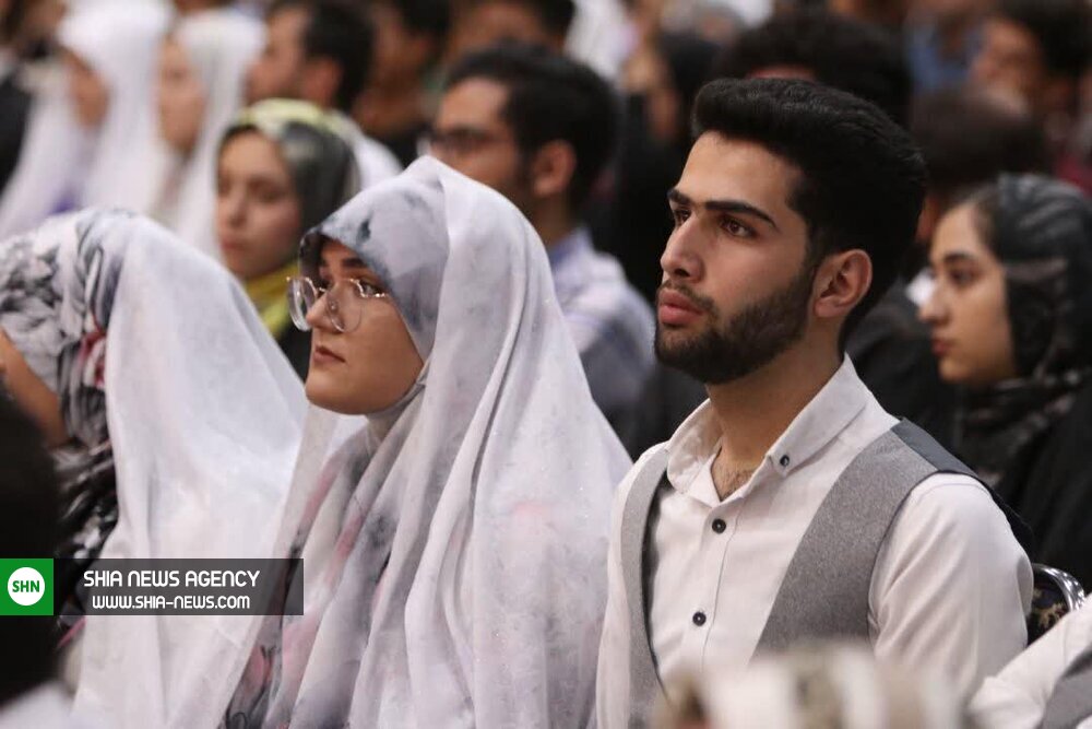 جشن ازدواج ۱۵۰ زوج در آستان مقدس علی بن باقر(ع)+ تصاویر