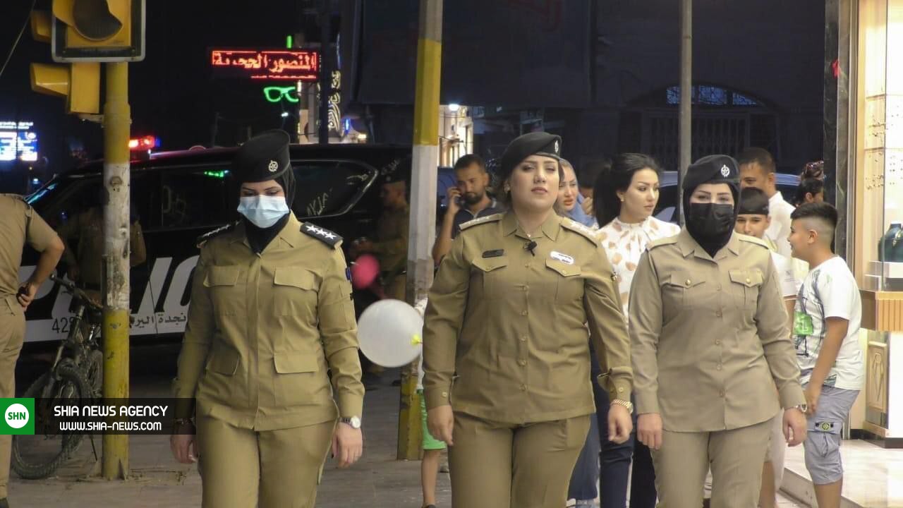 گشت پلیس زن در بغداد برای مقابله با ایجاد مزاحمت برای زنان