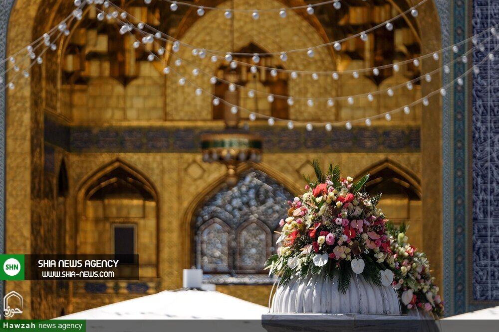تصاویر/ گل‌آرایی حرم امام رضا(ع) به مناسبت عید
