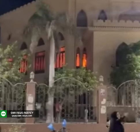 سالم ماندن قرآن های کریم در آتش سوزی مسجدی در مصر