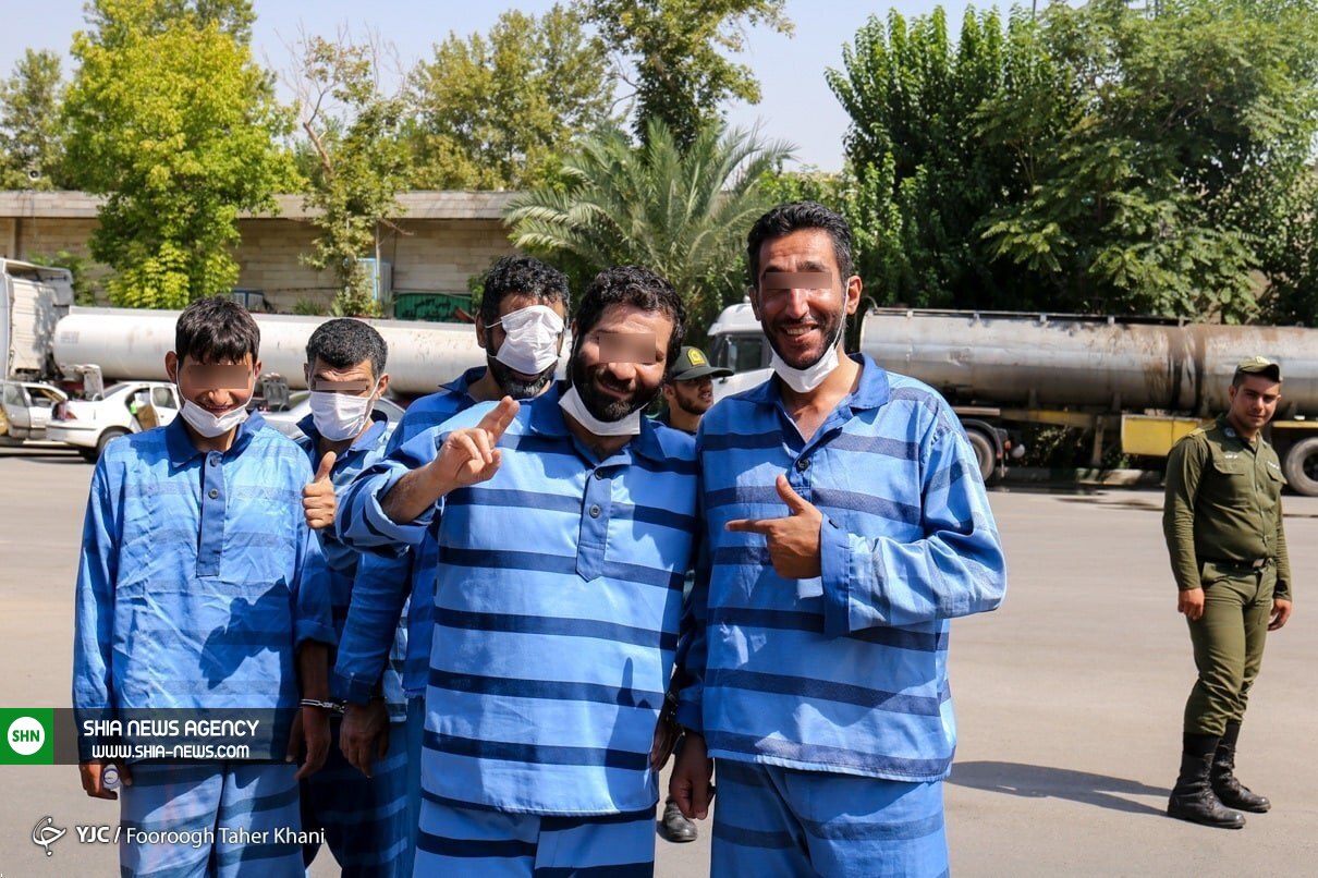 عکس یادگاری خلافکارها در آگاهی تهران!