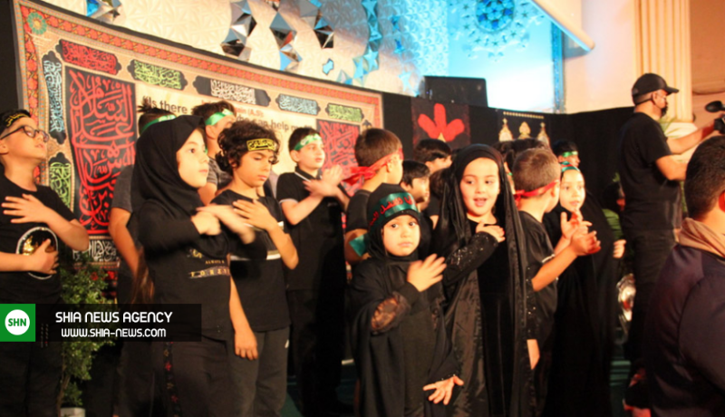 تصاویر/ کودکان عزادار حسینی در مرکز اسلامی انگلیس