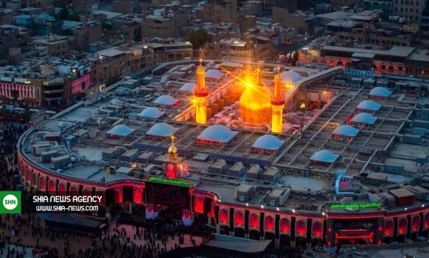 تصاویر هوایی از کربلا در شب عاشورای حسینی تصاویر هوایی از کربلا در شب عاشورای حسینی